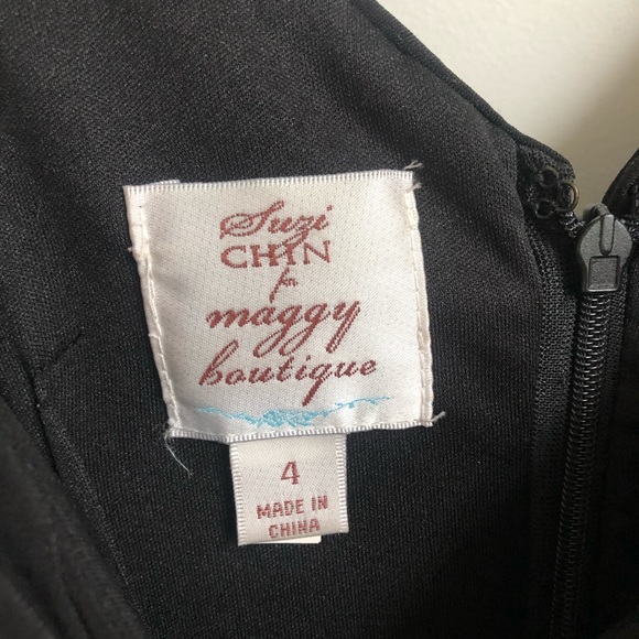 Suzi Chin for Maggy Boutique sleeveless LBD 4 - Picture 6 of 8